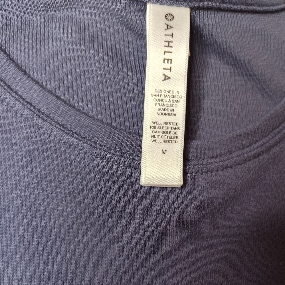 Athleta Well Rested Rib Sleep Tank - Picture 8 of 8